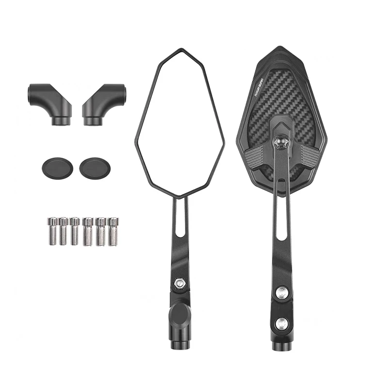 

Аксессуары для мотоциклов, заднее зеркало из алюминиевого сплава 8 10 мм, универсальное зеркало для Honda MSX125 Yamaha XMAX 300 400 Kawsaki Z500 Z750