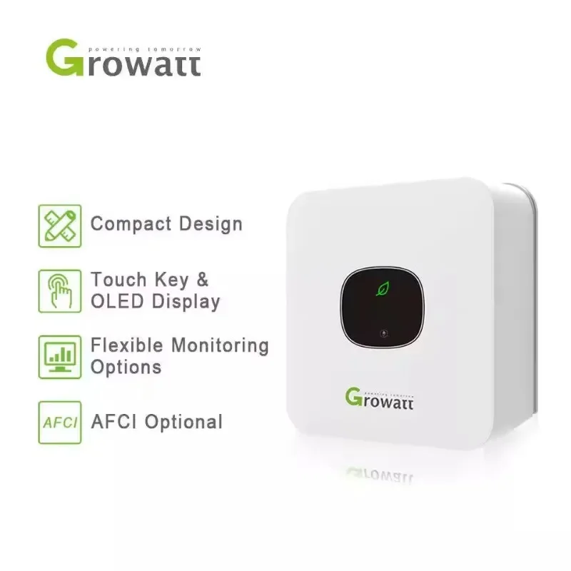 Солнечный инвертор Growatt MIC 2000TL-X 2 кВт однофазный солнечный для дома