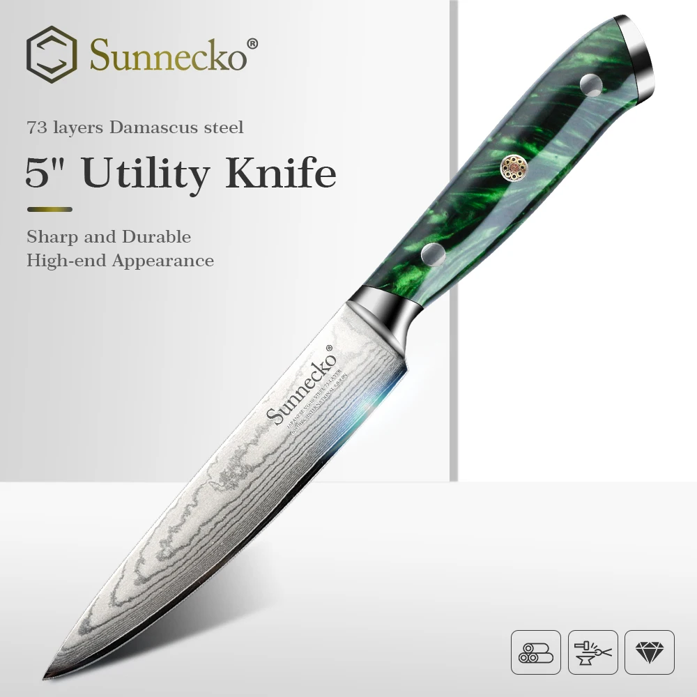 Damascus Japanese Vg10 Steel Blade Kitchen Knives Premium Re