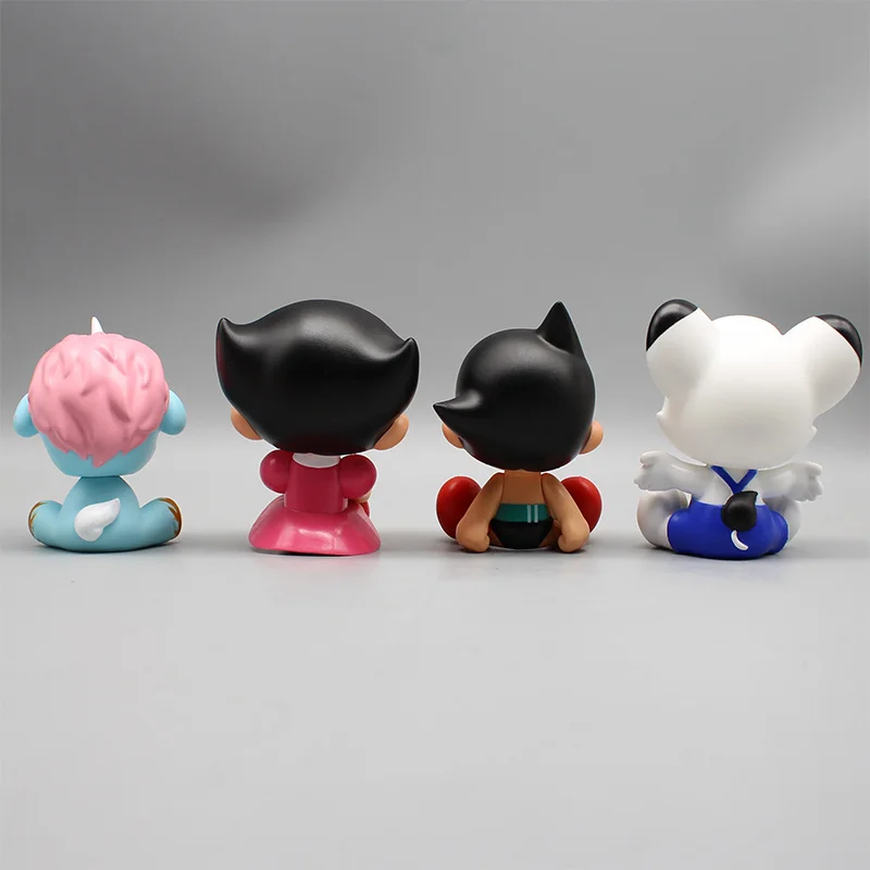 Фото Аниме-фигурки Astroboy, 11 См, Белый Лев, Левицы, Q Edition, Сидячая Милая Модель, Украшение Для Стола, Игрушки №2