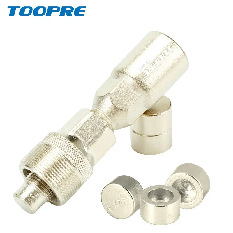 

Toopre Bike Crank Extractor Removal MTB Bicycle Bottom Bracket Axis Remover Wheel Puller Bolts Crankset Pedals Repair Tools