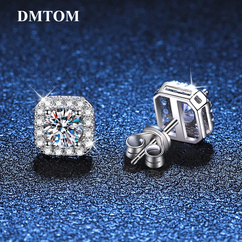 

Серьги женские из серебра 925 пробы с бриллиантовым винтом