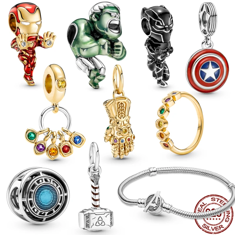 

925 Silver Charm Toothless Boy Black Pendant Fit Original Pandora Bracelet For Women Fashion Jewelry Gift