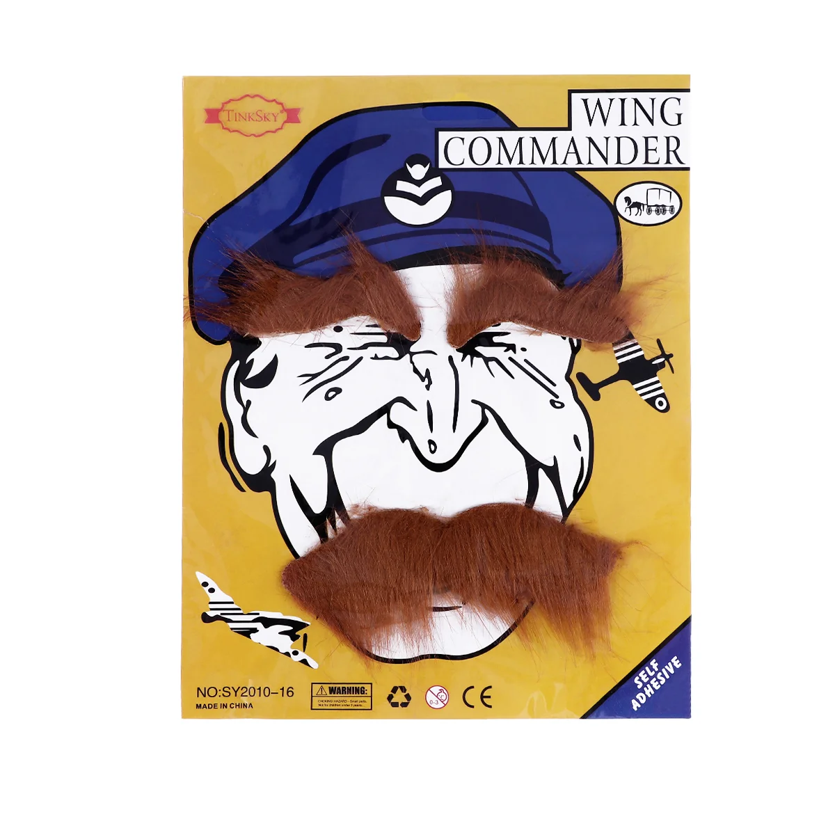 TINKSKY новинка костюмы на Хэллоуин из трех предметов самоклеящиеся накладные брови