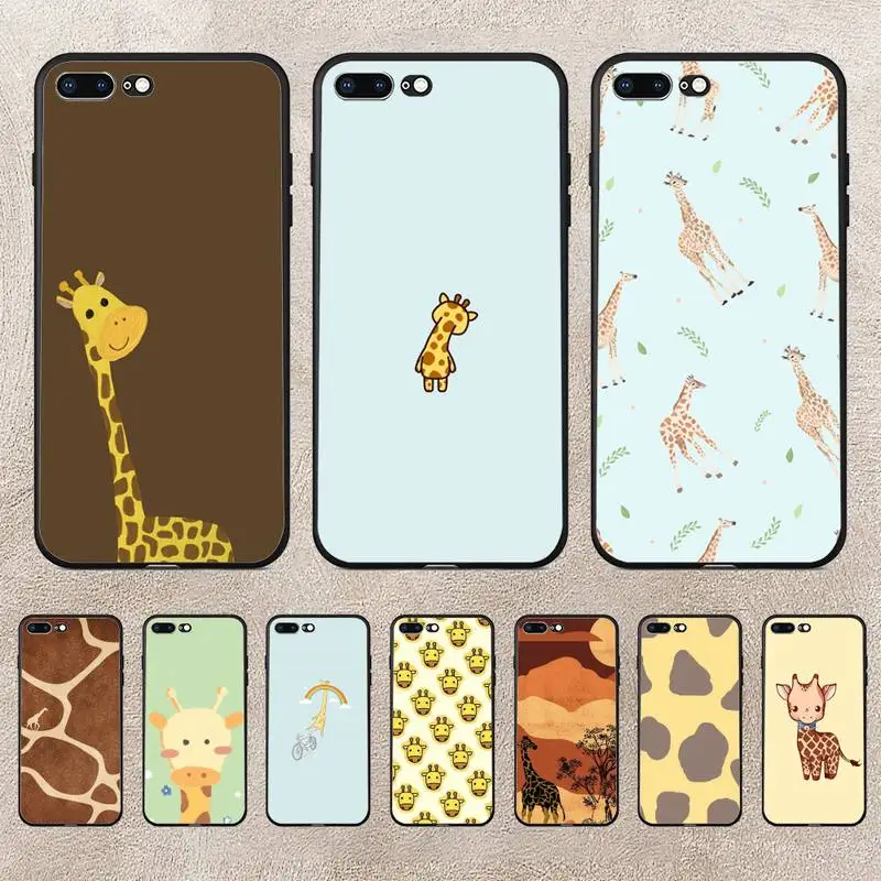 

Cartoon Animal Giraffe Phone Case For Huawei Y5 Y62019 Y52018 Y92019 Luxury Funda Case For 9prime2019