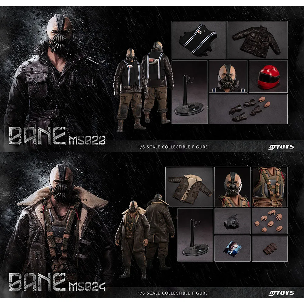 

MTOYS Original 1/6 Bane DCBatman MS024 MS023 Collectible Action Figure Anime soldier Model Toys