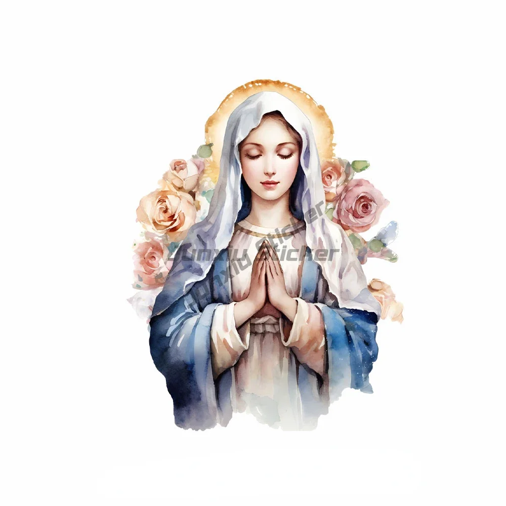 

Дева Мария Иисус Христос ПВХ водонепроницаемые наклейки аксессуары для покрытия царапин украшения стены автомобиля фургон комната грузовик внедорожный