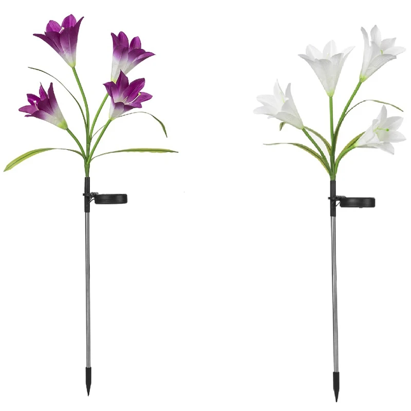 

Водонепроницаемая светодиодсветильник лампа на солнечной батарее для сада, террасы, двора, 2 шт.