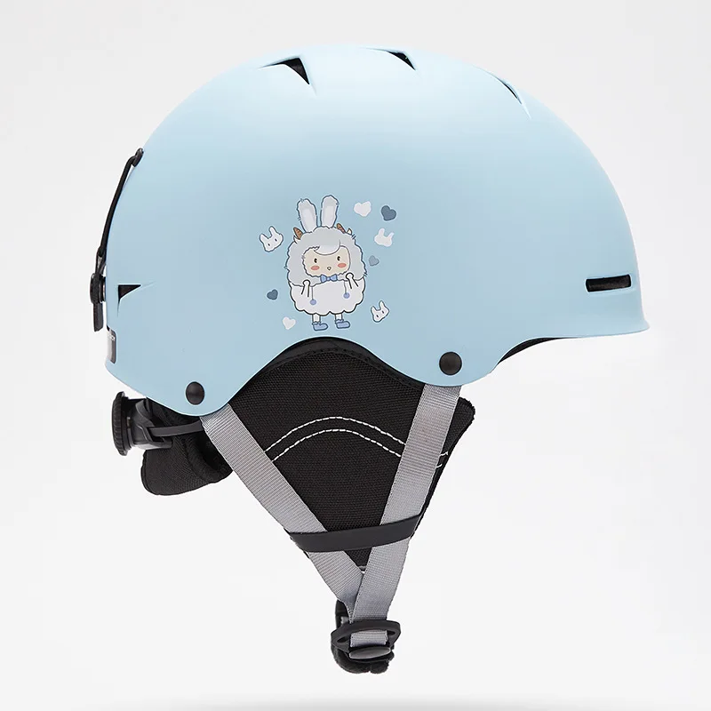 

2023 спортивный детский шлем для сноуборда с наушниками уличный цельнолитой защитный Сверхлегкий защитный шлем для мальчиков и девочек