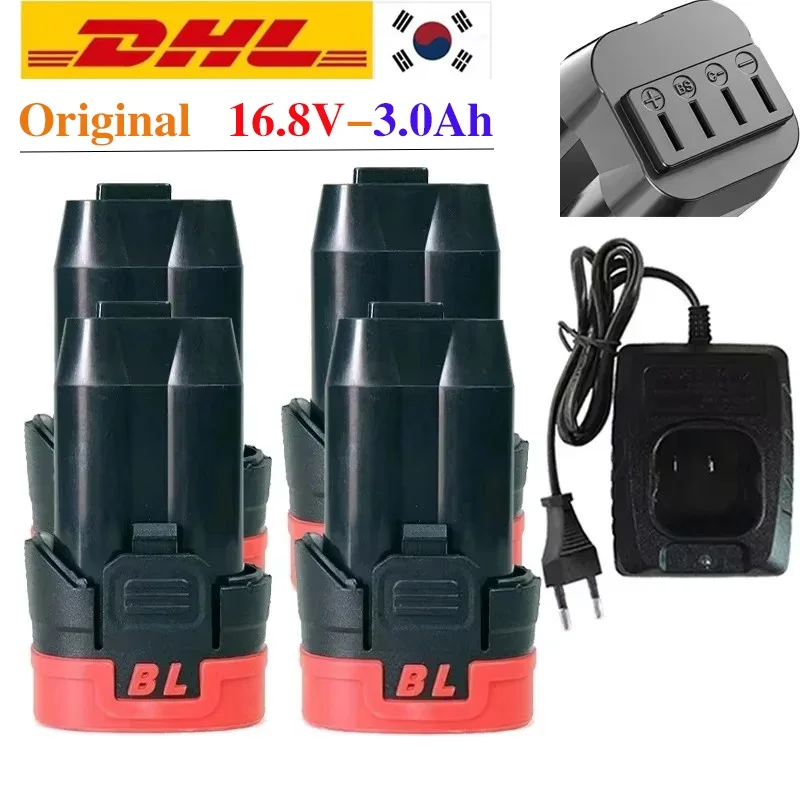 Бесщеточный металлический пистолет для аккумулятора Dongke JAVN 16 8 В/18 В 3 0 Ач 100% новая