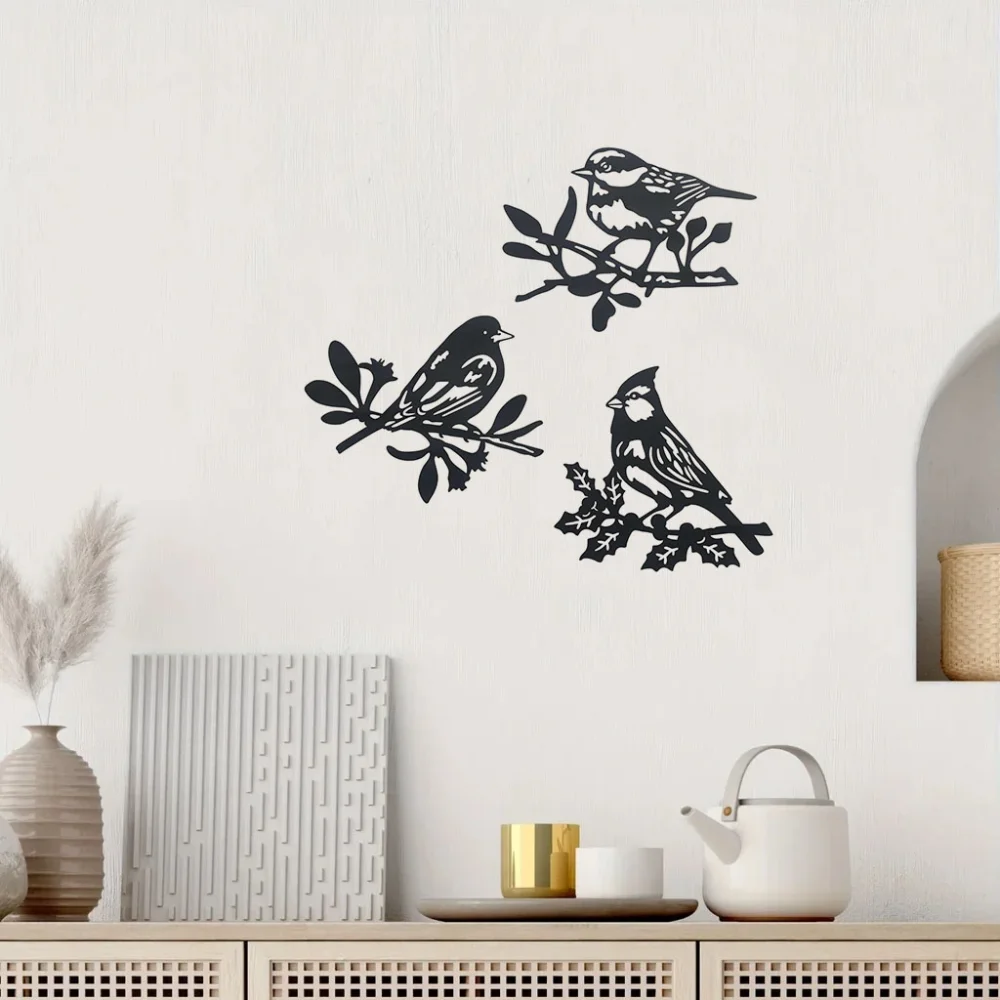 Металлический Настенный Декоративный Кулон В Естественном Стиле С Мотивами