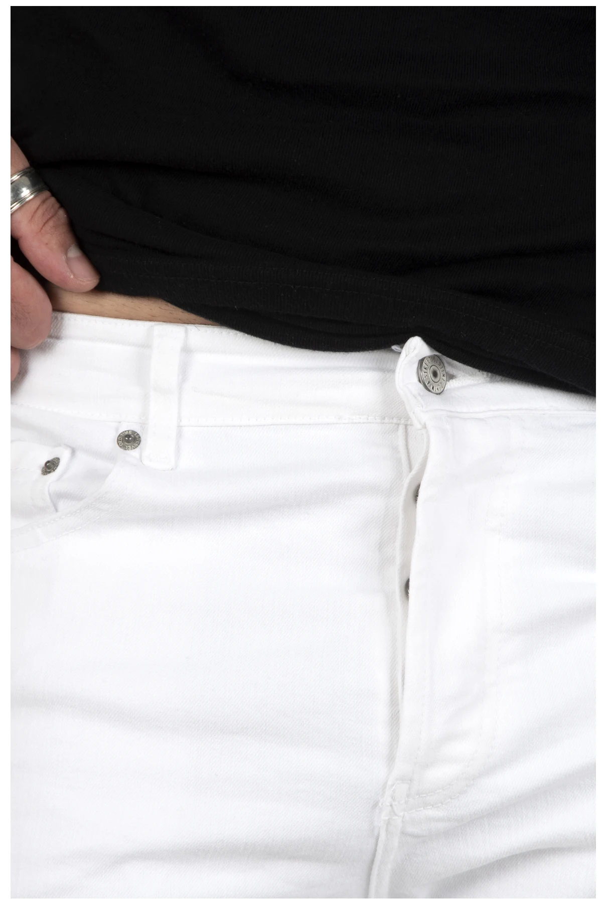 DeepSEA lycra Slim Fit buttoned men jeans 2002029