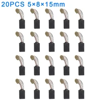 20pcs motor carbon brushes for bosch angle grinder 5815mm electric motor angle grinder hammer dril cut off saw power tool