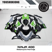 high quality new abs injection plastics full fairings kit for ninja400 ninja 400 zx 4r 2018 2019 2020 bodywork set dark green