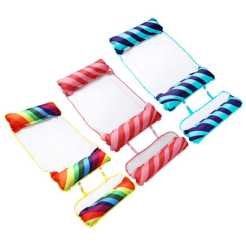 

Летний надувной бассейн из ПВХ, плавающий водный гамак, плавающий бассейн, пляжный шезлонг для вечеринки, воздушные матрасы