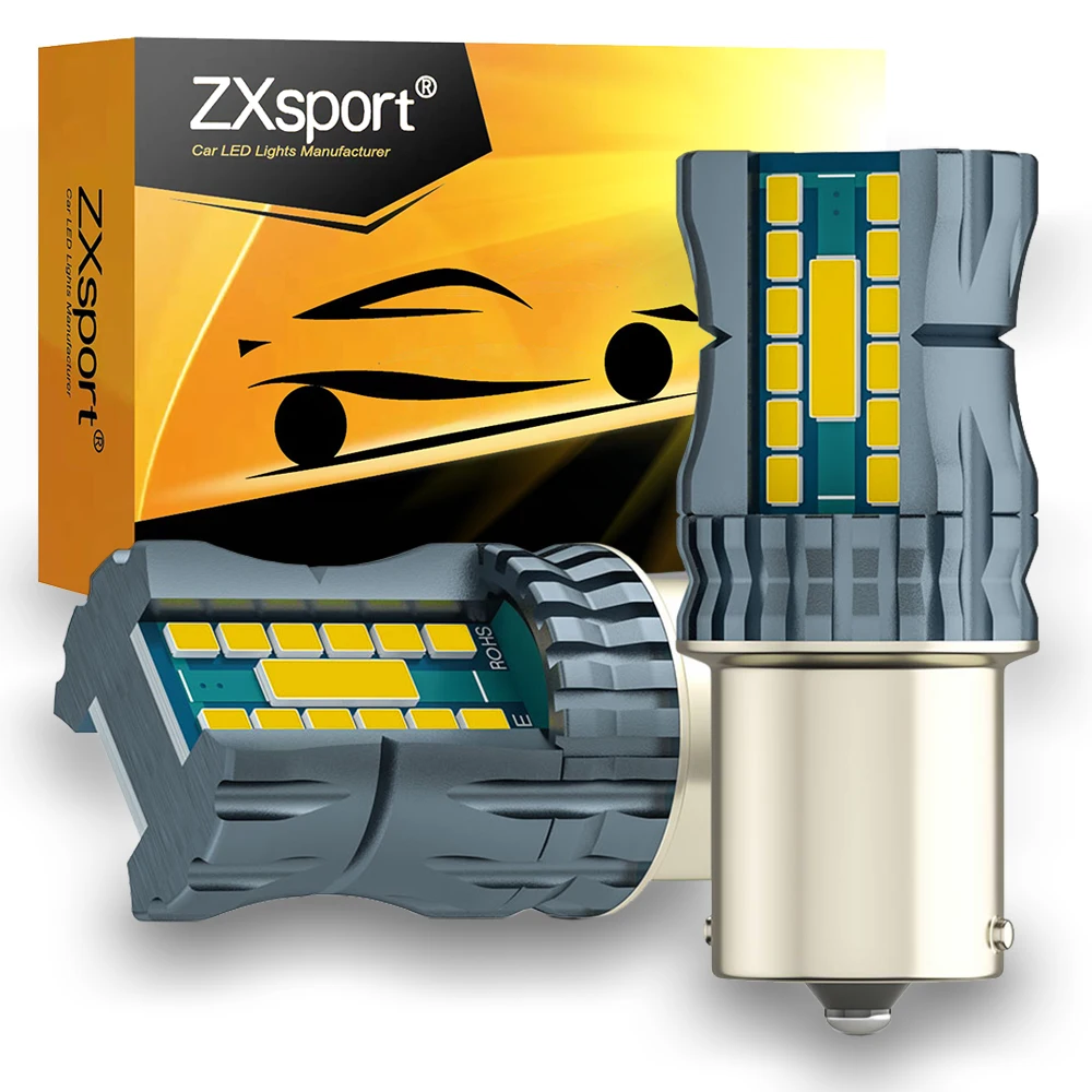 2X1156 лм 7440 BA15S P21W BAU15S PY21W светодиодный T20 1157 W21W P21/5W BAY15D лампы 26smd CanBus лампа для указателя поворота 12 в 24 В