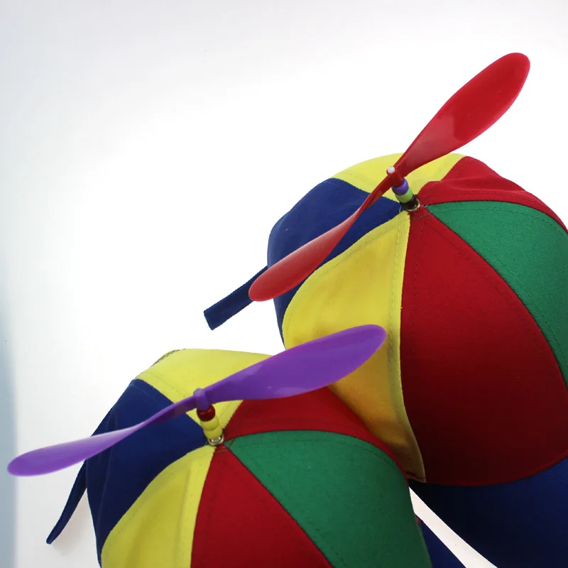 Новинка детская бейсболка креативная съемный пропеллер бамбуковая Стрекоза