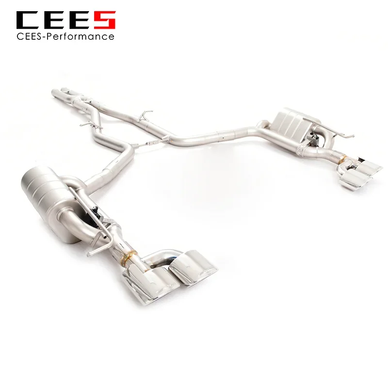 CEES Catback для Mercedes-Benz E300 3 0/3 5 2009-2014 высокопроизводительный клапан глушитель