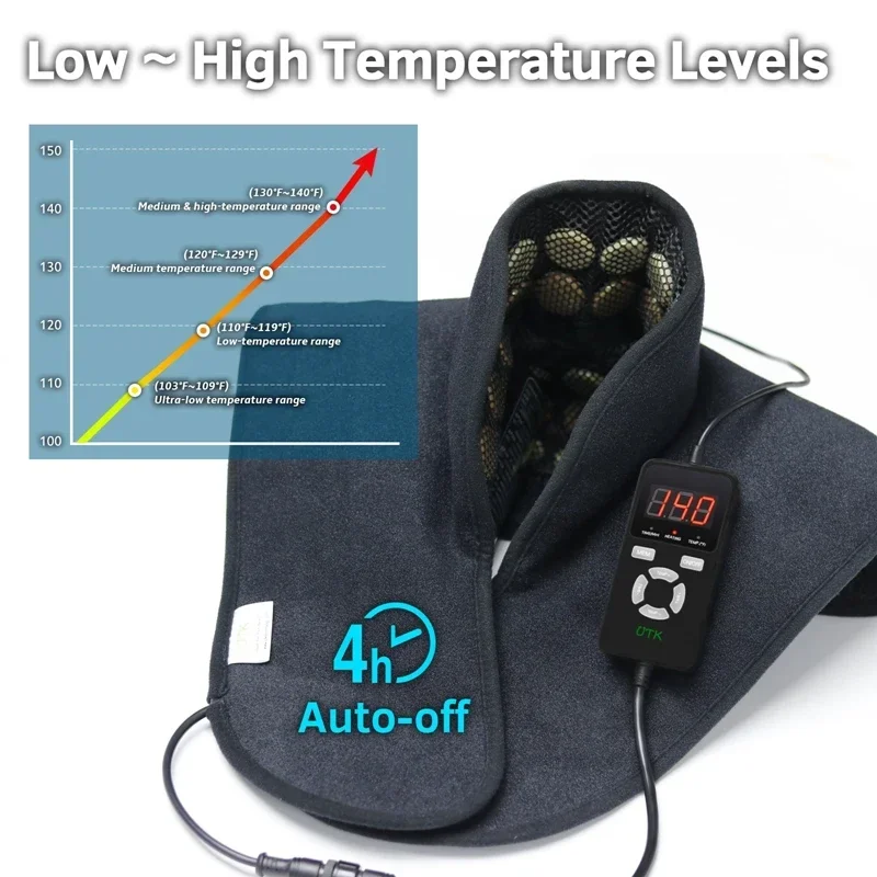 UTK Инфракрасная грелка для шеи и плеч Дальняя инфракрасная нефритовая