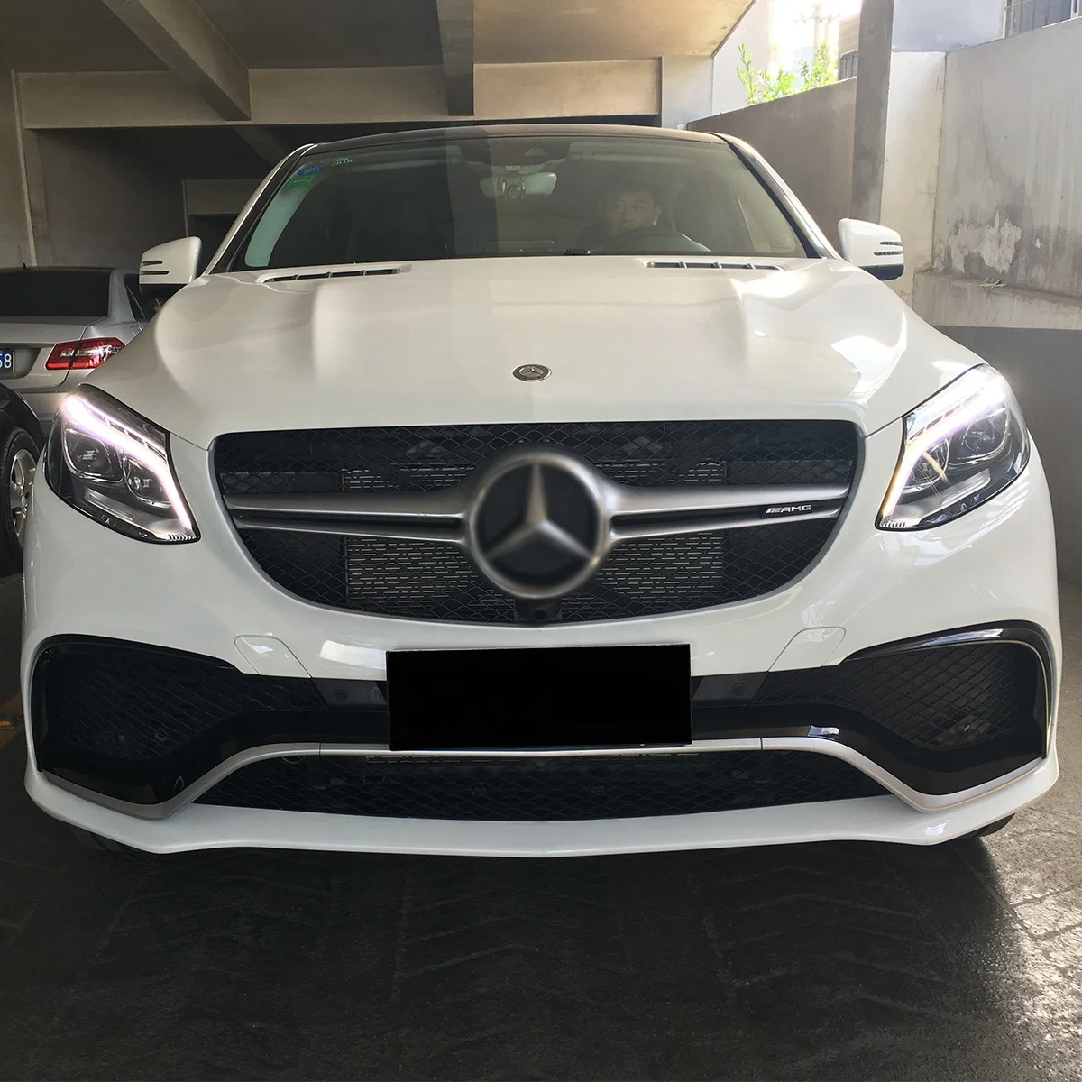 Для Mercedes benz GLE coupe W292 C292 2015 2016 2017 2018 2019 года facelift GLE63 модель с бамперами решетками