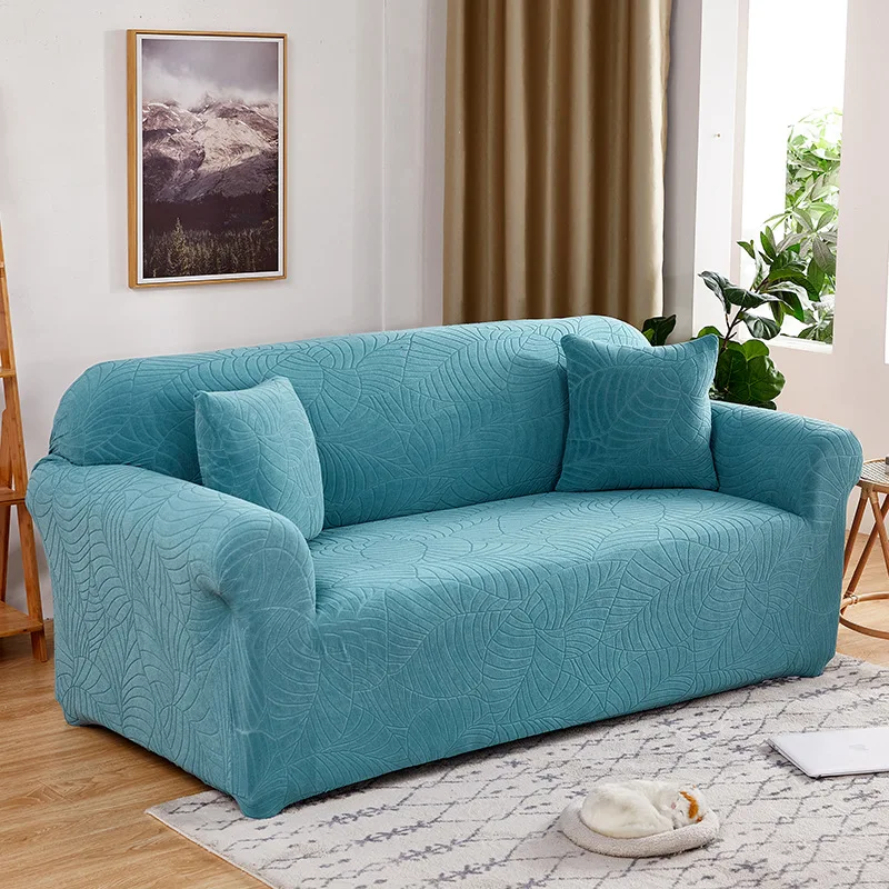 

Solid Color Stretch Jacquard Sofa Cover All-Inclusive Dustproof Sofa Cover