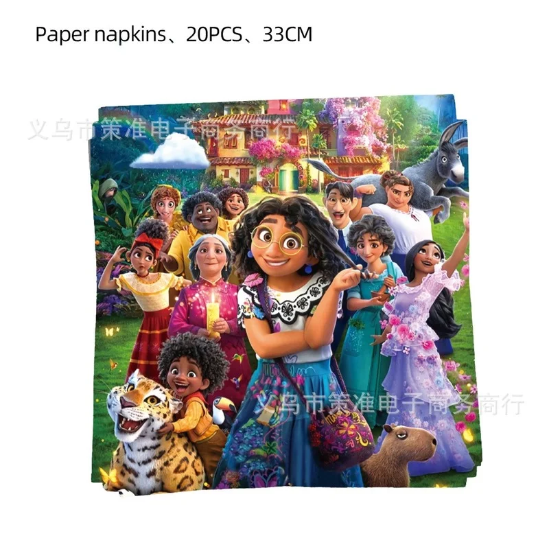 Диснеевсвечерние одноразовые столовые приборы тарелки чашки скатерти