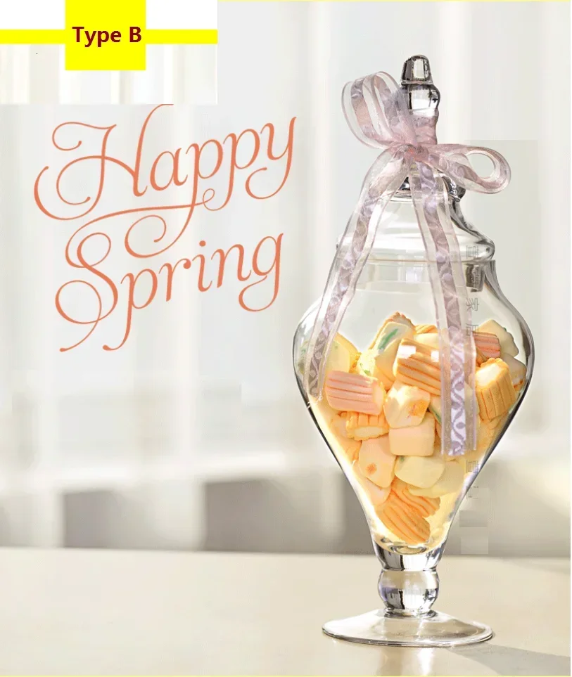 

Хрустальные банки для конфет, три размера