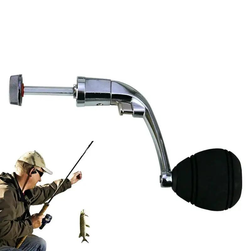 

Rocker Arm Fishing Reel Replacement With Round Power Knob Handle Fishing Reel Rocker Knobs Accessories Replacement Parts For Low