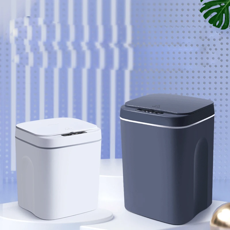 

inteligente sensor automatic dustbin smart kitchen rubbish dust plastic garbage trash can waste bins