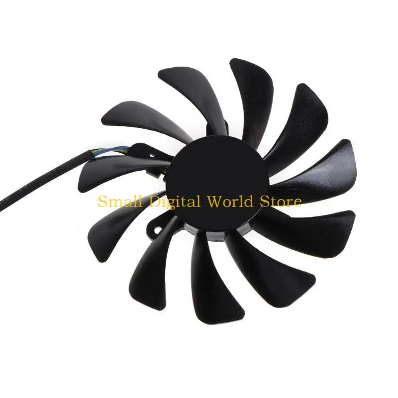 Фото 77UB 95 мм XY-D10015SH 4-контактный вентилятор для видеокарты для кулера MSI GeForce 2060 ITX №2