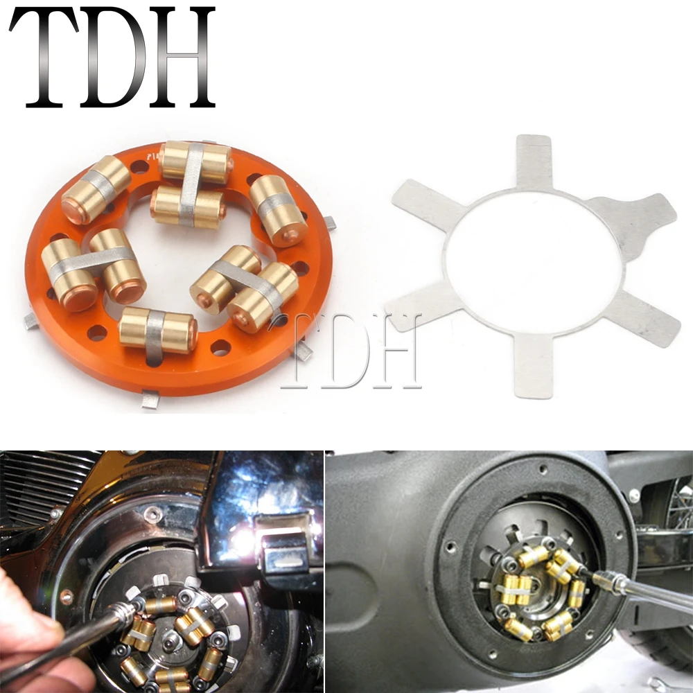

Motorcycle Variable Pressure Easy Pull Clutch Plate Next Generation Low Profile for Harley Big Twin 1998-16 Breakout Street Bob