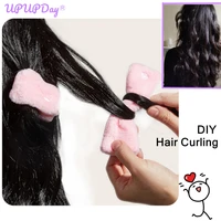 2022 hair curlers no heat curling hair band sleep coral fleece fabric hair styler for women ringlets curly diy modeling tools