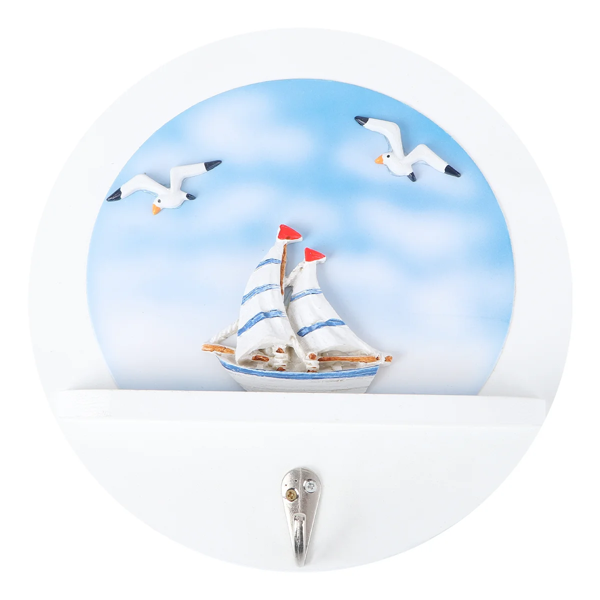 

Крючки в средиземноморском стиле, креативная деревянная вешалка для пальто, декоративные настенные крючки