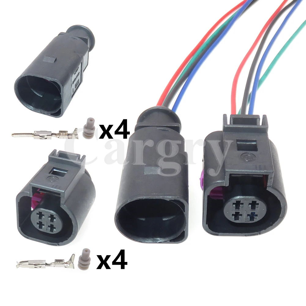 1 комплект 4P 4B0973812 4B0973712 4B0 973 812 4B0 973 712 проводной разъем датчика температуры воды для автомобильной фары VW