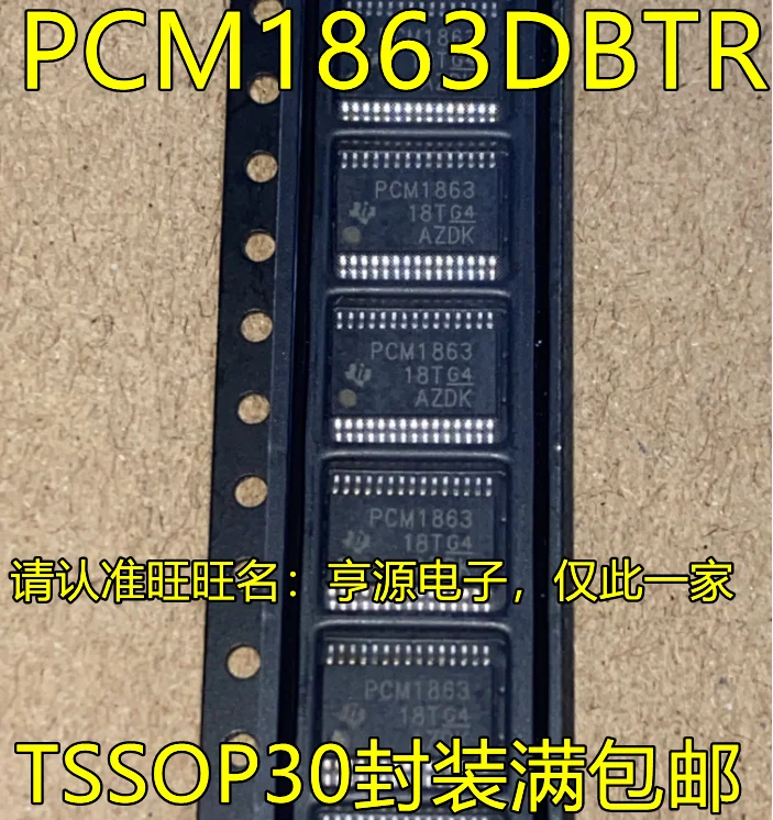

PCM1863DBTR TSSOP30 Package Data Acquisition D/A Converter DA D/A Converter IC