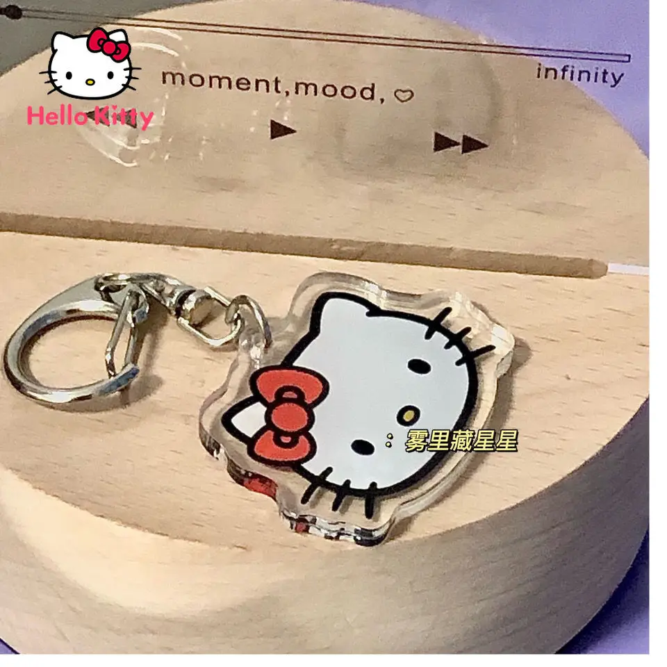 

Hello Kitty Pendant Key Chain School Bag Decoration Pendant Acrylic Bag Accessories