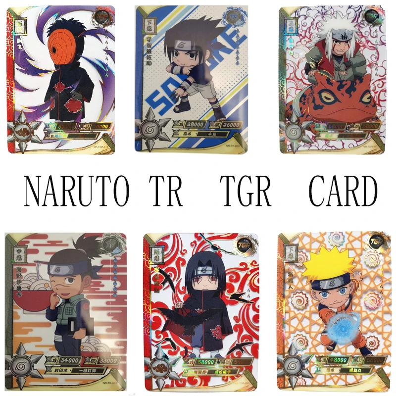 Коллекционная карта NARUTO TR TGR большая акция удзумаки Наруто Утиха Саскэ и Гаара
