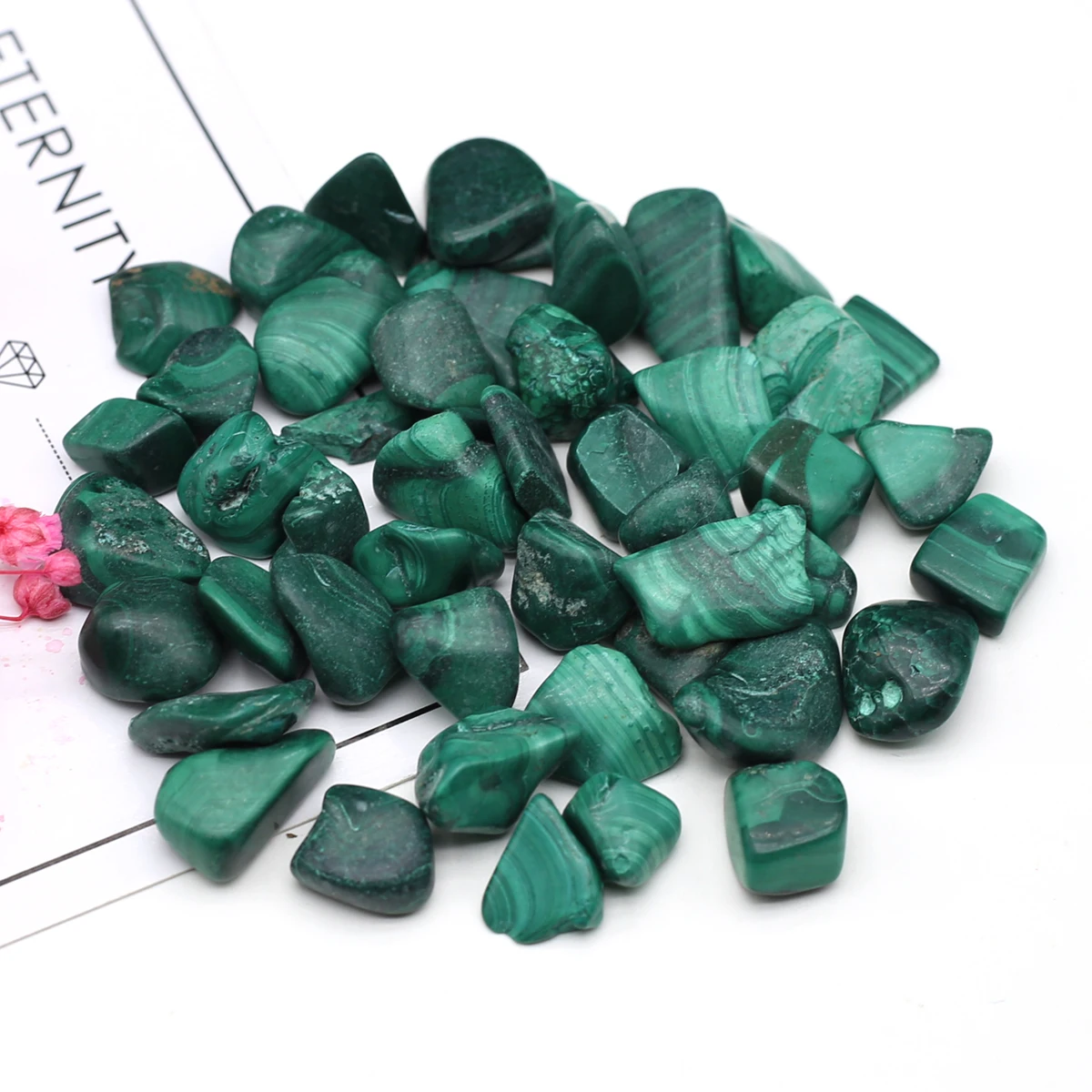 

Natural Malachite Irregular Shape Freeform Chip Beads Tumbled Stone Healing Crystal Quartz Mineral Home Aquarium Decoration
