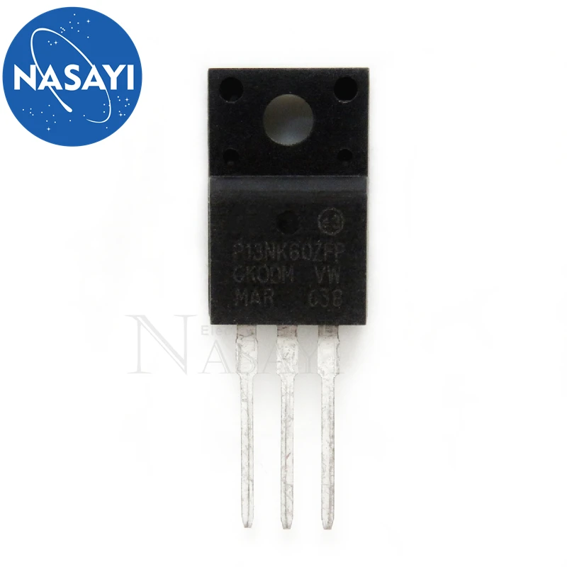 

5 шт. STP13NK60ZFP P13NK60ZFP TO-220F