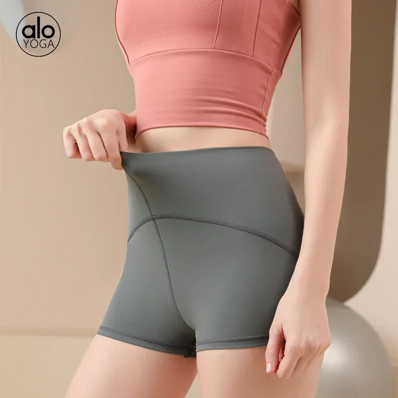 Брюки спортивные Alo Fitness с завышенной талией дышащие обтягивающие бедра и живот