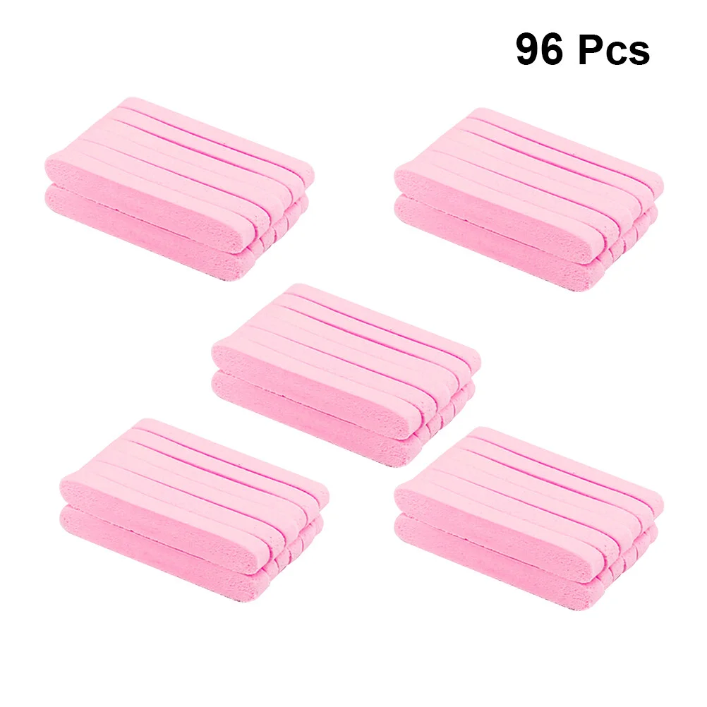 

96Pcs Makeup Removal Sponges Sticks Compress Wash Pad Cleaning Sponge for Lady Spa Exfoliating Wash Cleansing ( )