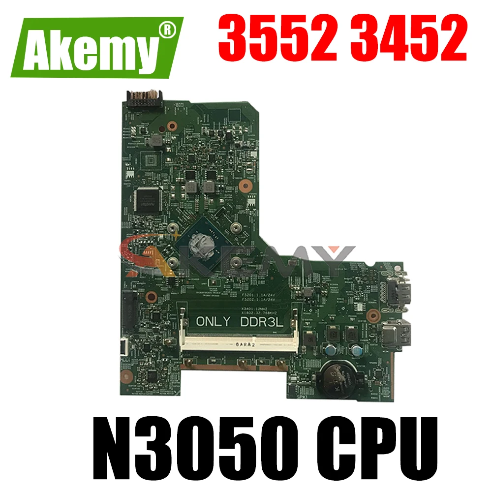 

Материнская плата Akemy 14279-1 для ноутбука DELL Inspiron 3552 3452 N3050 CPU PWB 896X3 CN-0WGR7P WGR7P, системная плата 100% протестирована