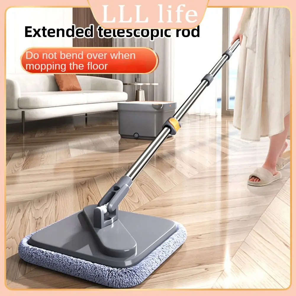 

360 Spin Easy Dehydrate Rotary Mop Multifunctional Flat Mop Dual Purpose Sewage Separation Mop Home Cleaning Supplies Household