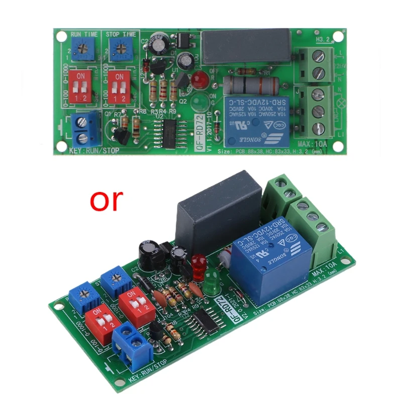 

Cycle Delay Timing Timer Relay Switch Turn ON/OFF Module AC 110V 120V 220V 230V