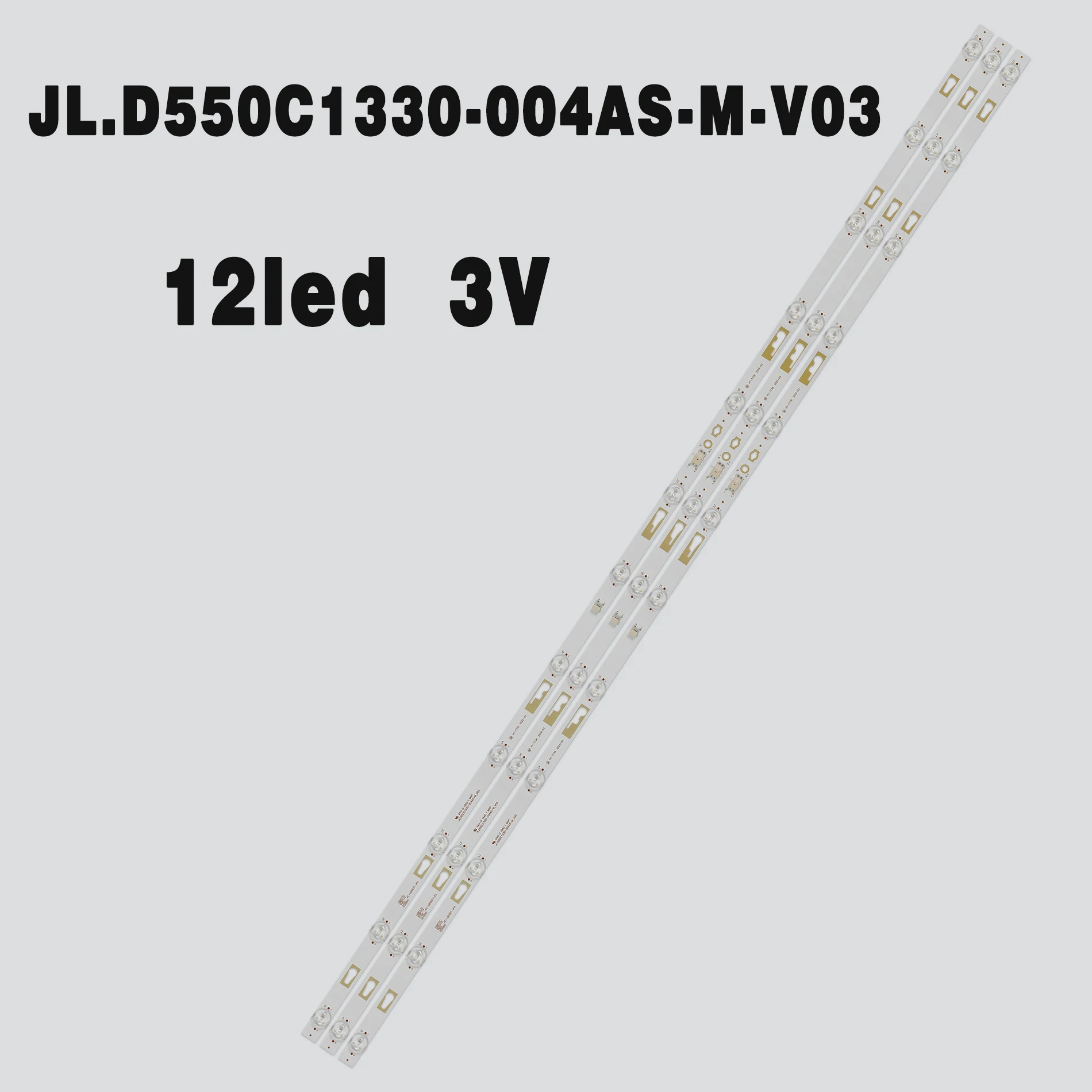 

LED Backlight strip 12 lamp for MI 55"TV L55M5-AD JL.D550C1330-004AS-M-V03 004AD LVU550CSDX 4C-LB550T-JFA Ple-55s08fhd