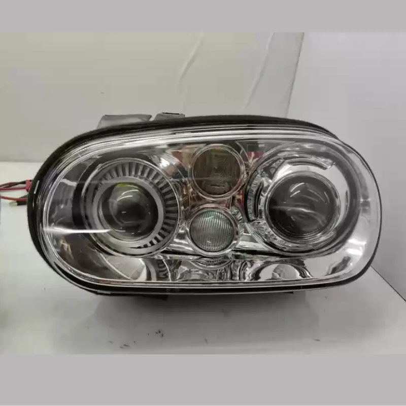 Фото Для Volkswagen VW Golf 4 MK4 модифицированные светодиодные биксеноновые фары с дневными ходовыми огнями и указателями поворота. №2