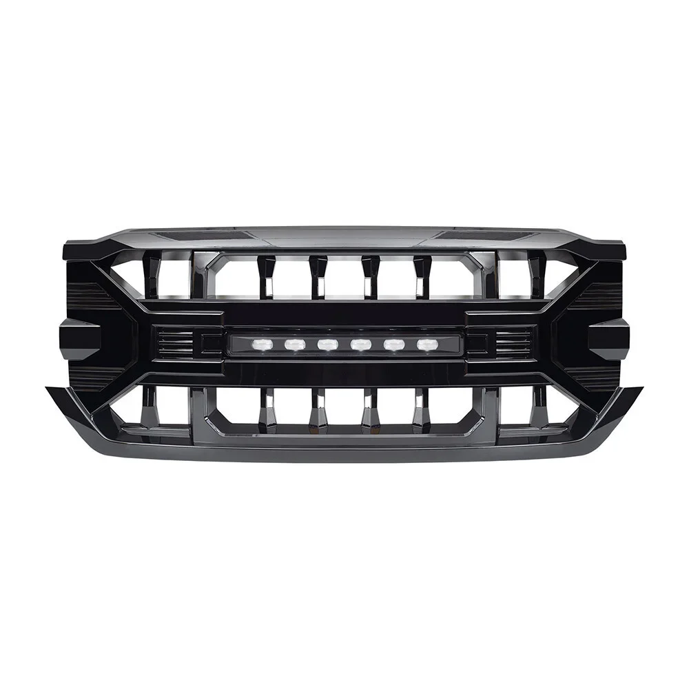 Фото Для Chevrolet Silverado 1500 2016-2018: передняя решетка в стиле Tomahawk, гоночная решетка, сетчатая решетка для бездорожья, аксессуары для замены. №2