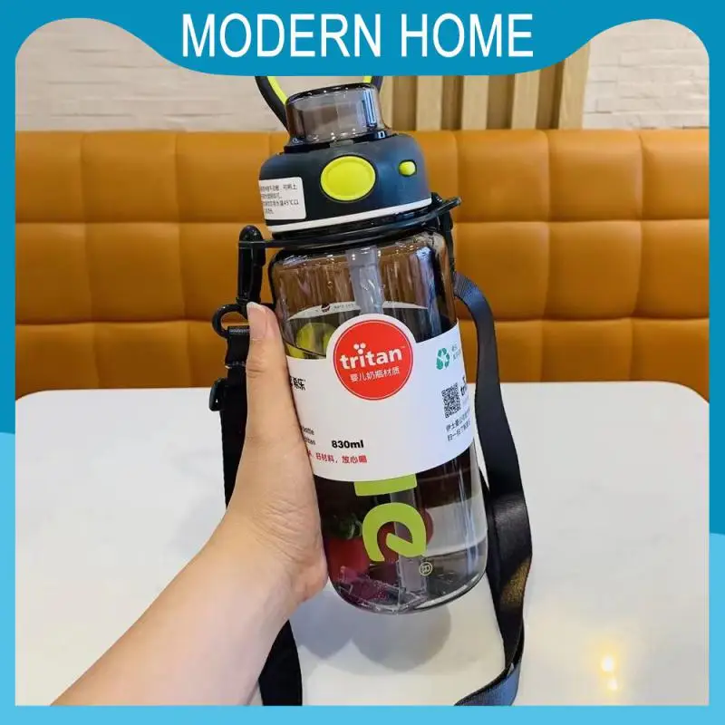 

Camping Tools Straw Cup For Male And Female Outdoor Water Cup 8.1x20.7cm Portable Fitness Cup Kitchen Tools Milk Bottle Students