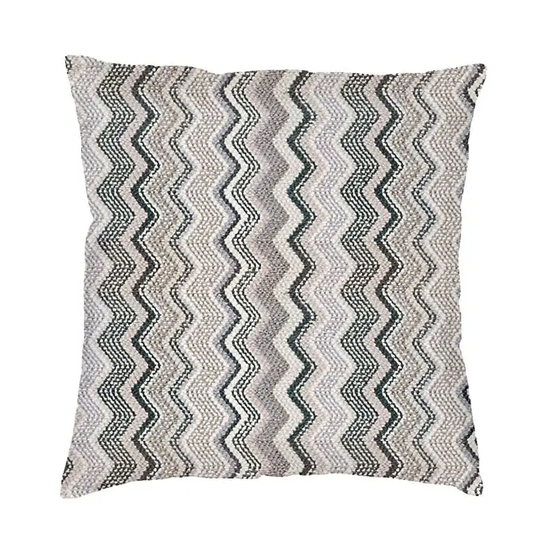 

Роскошный домашний чехол для дивана с зигзагообразным рисунком 55*55 см, мягкий современный чехол для подушки с геометрическим рисунком, деко...