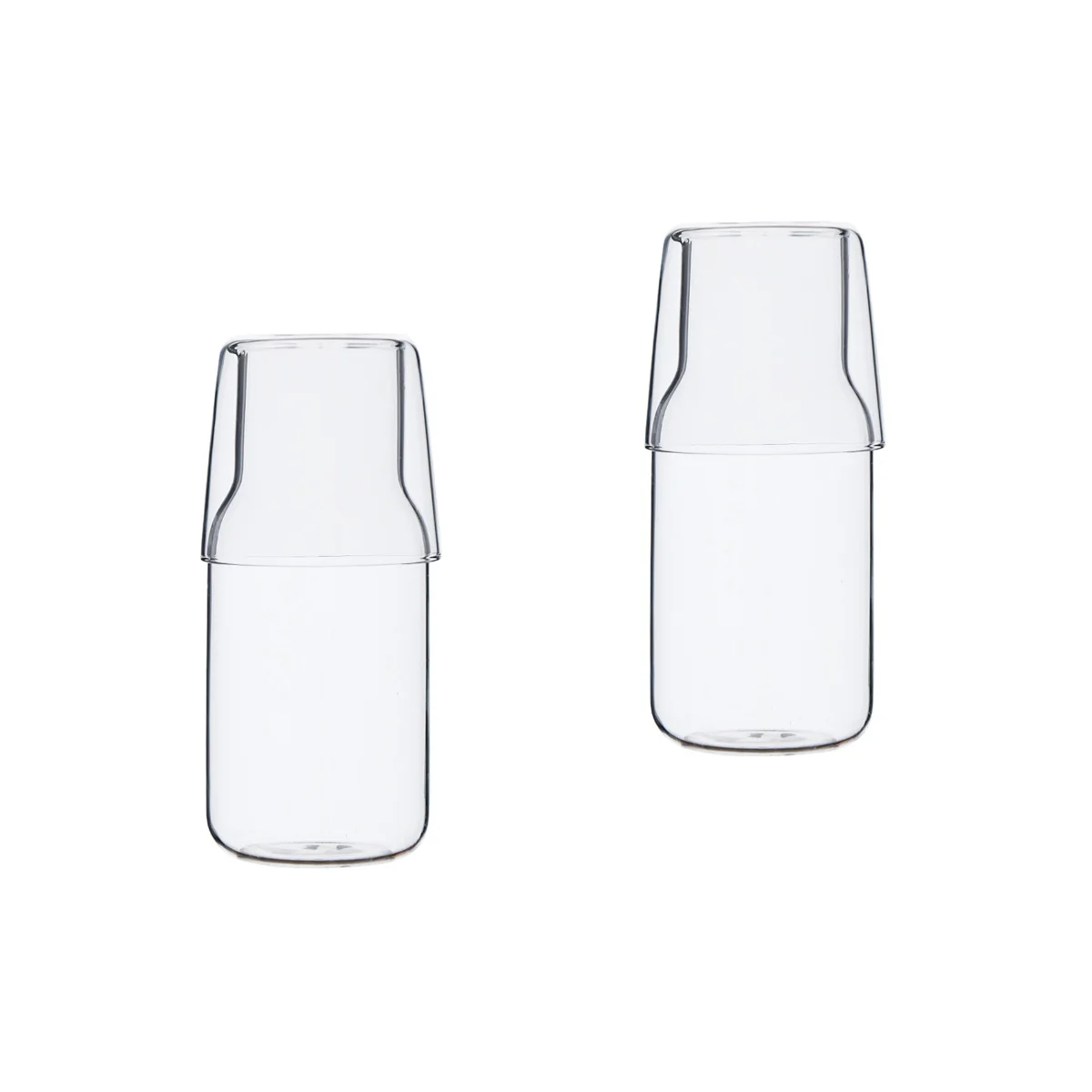 

2 Sets of Household Cup Transparent Jug Multi-function Jug Home Accessory